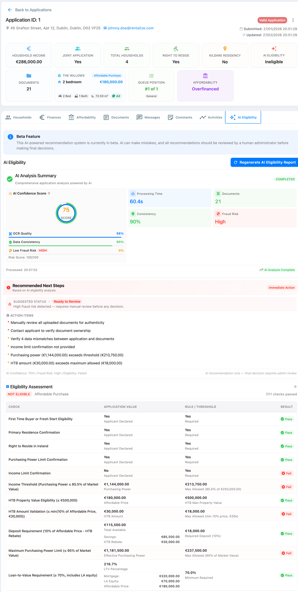 AI Eligibility Engine