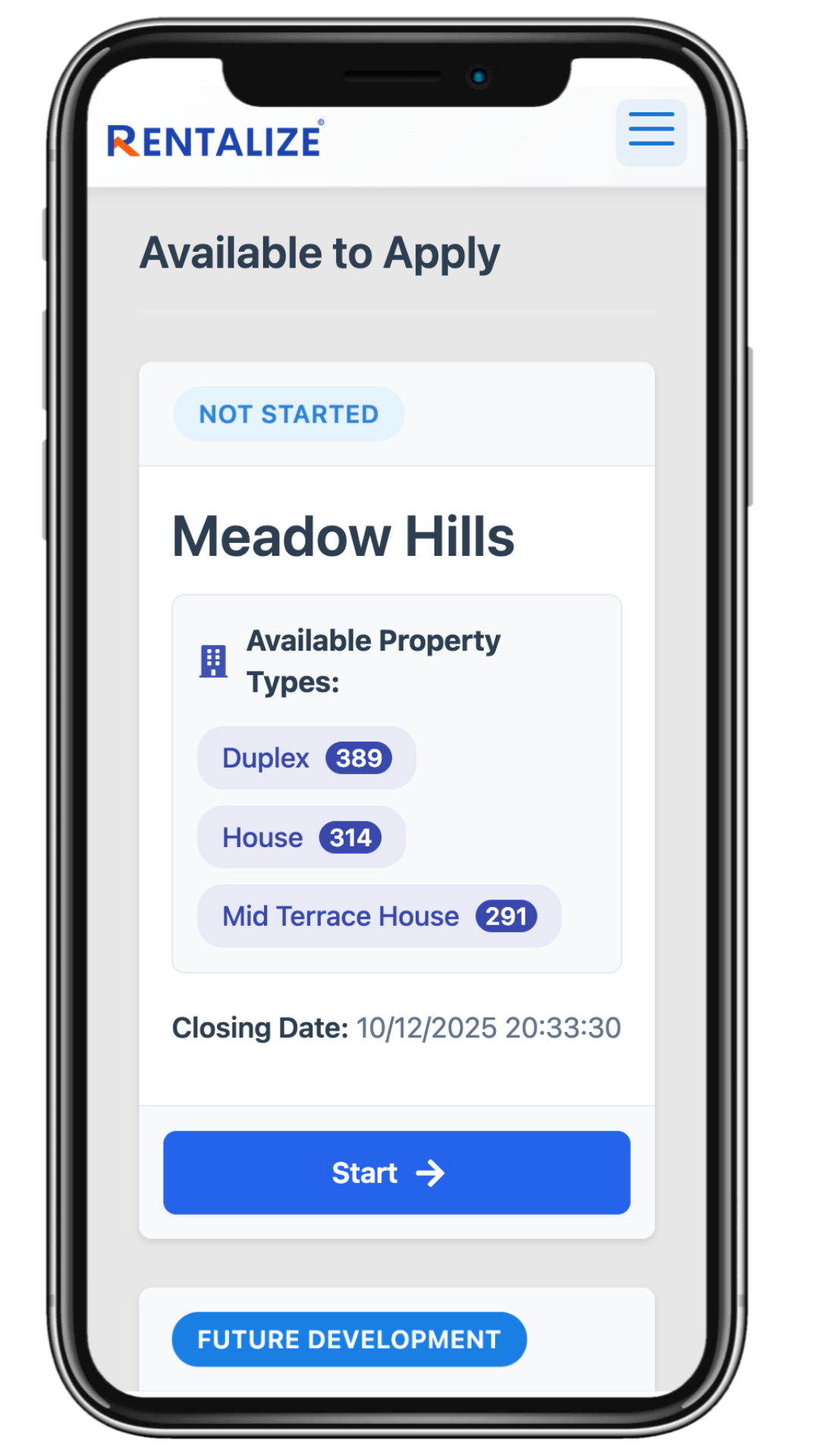 Untitled design Rentalize applicant portal app